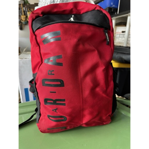 Jordan Other - Jordan Red Black Backpack School Travel Gym Bag Jumpman